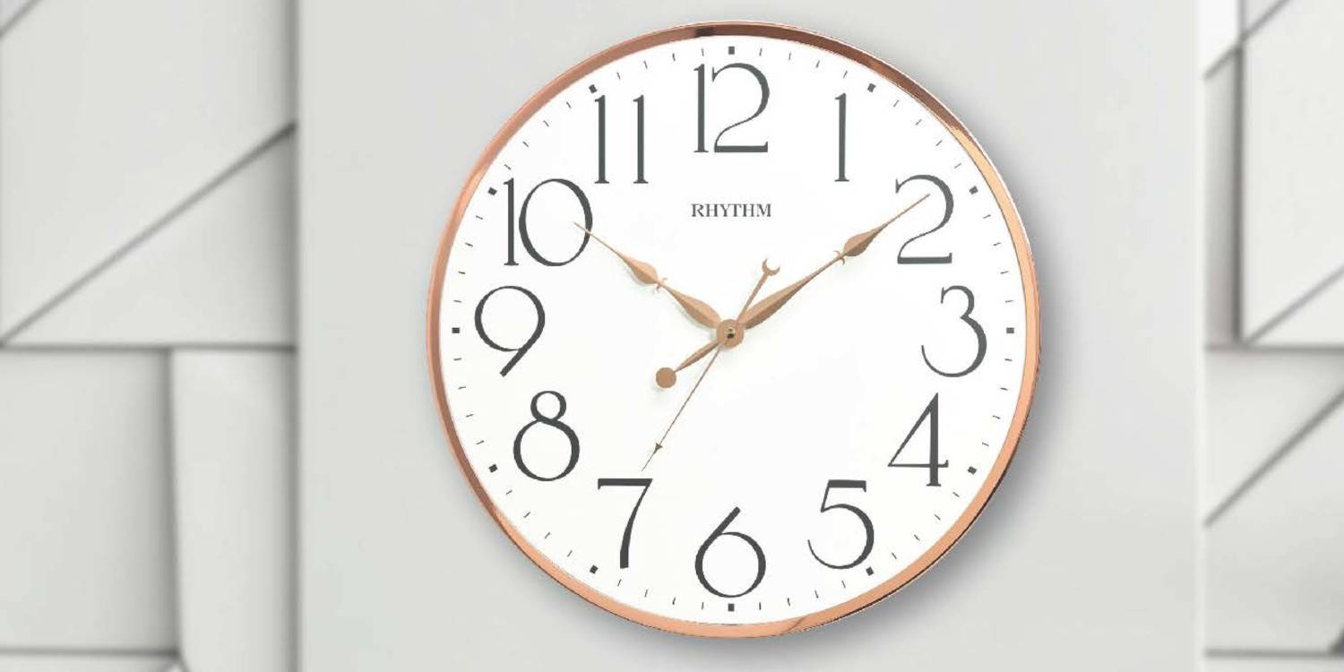 The new collection of RHYTHM wall clocks is now available!