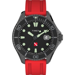 Tiburón Automatic 44mm Synthetic Rubber Strap Watch TW2W21000